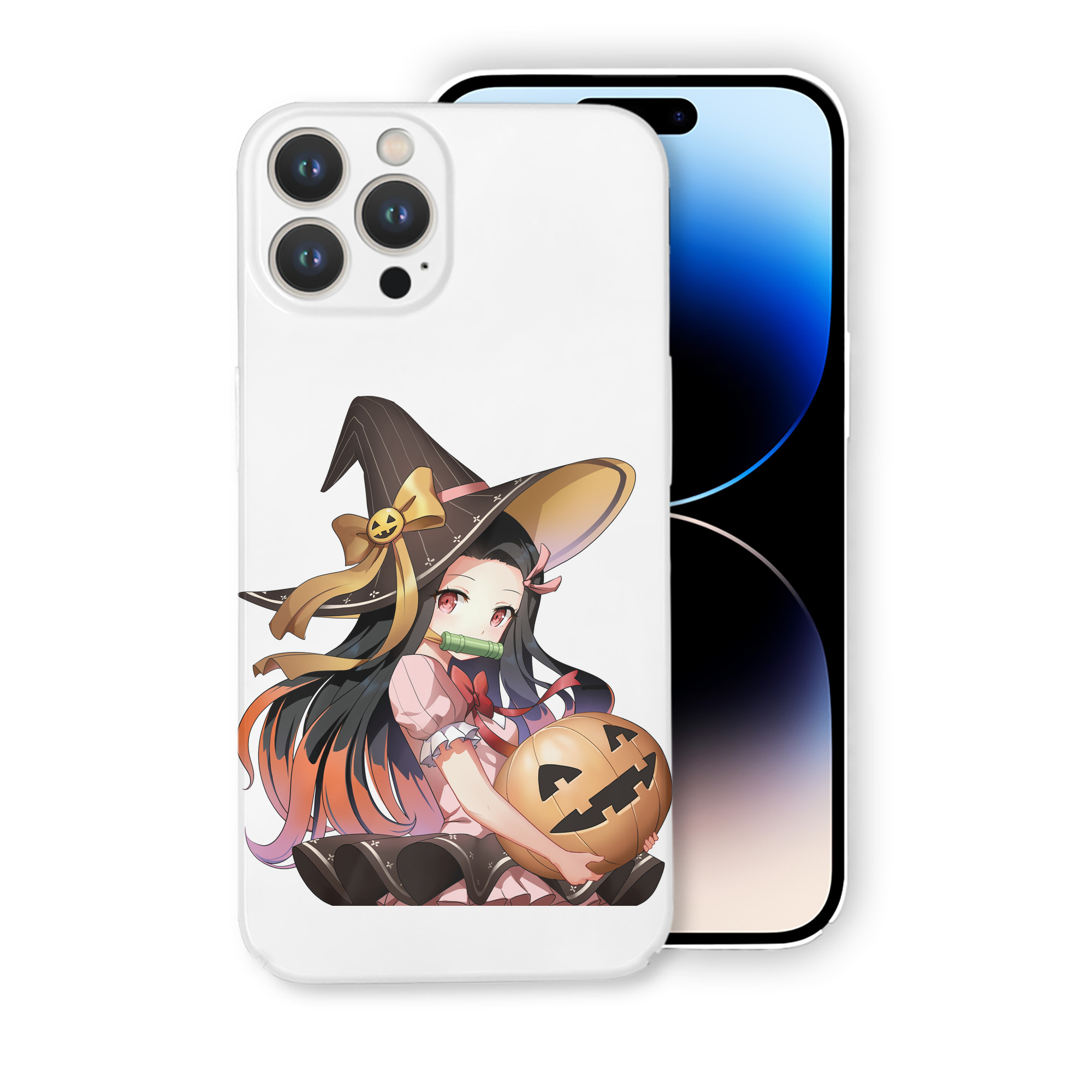（画像用） 鬼滅の刃（きめつのやいば）竈門 禰󠄀豆子／かまど ねずこ Kamado Nezuko 【iPhone 14シリーズ対応】ハードケース